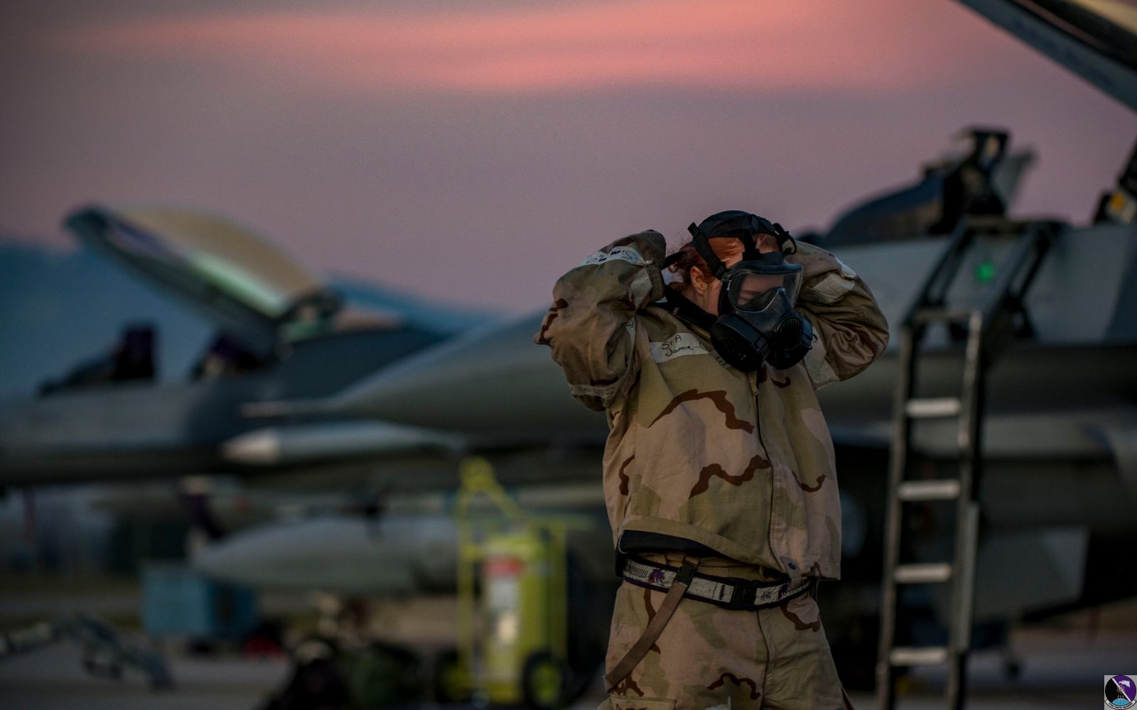 31 FW Airmen MOPP up